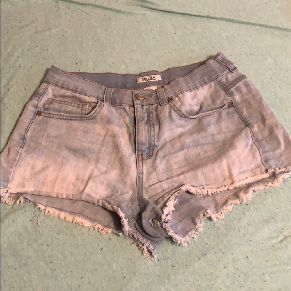 denim shorts